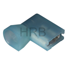 HRB 187*0.8旗型端子 带蓝色冷压护套 AWG#16-14大线尾
