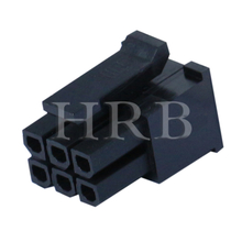 3.0mm间距连接器 P3025带扣胶壳双排（公）